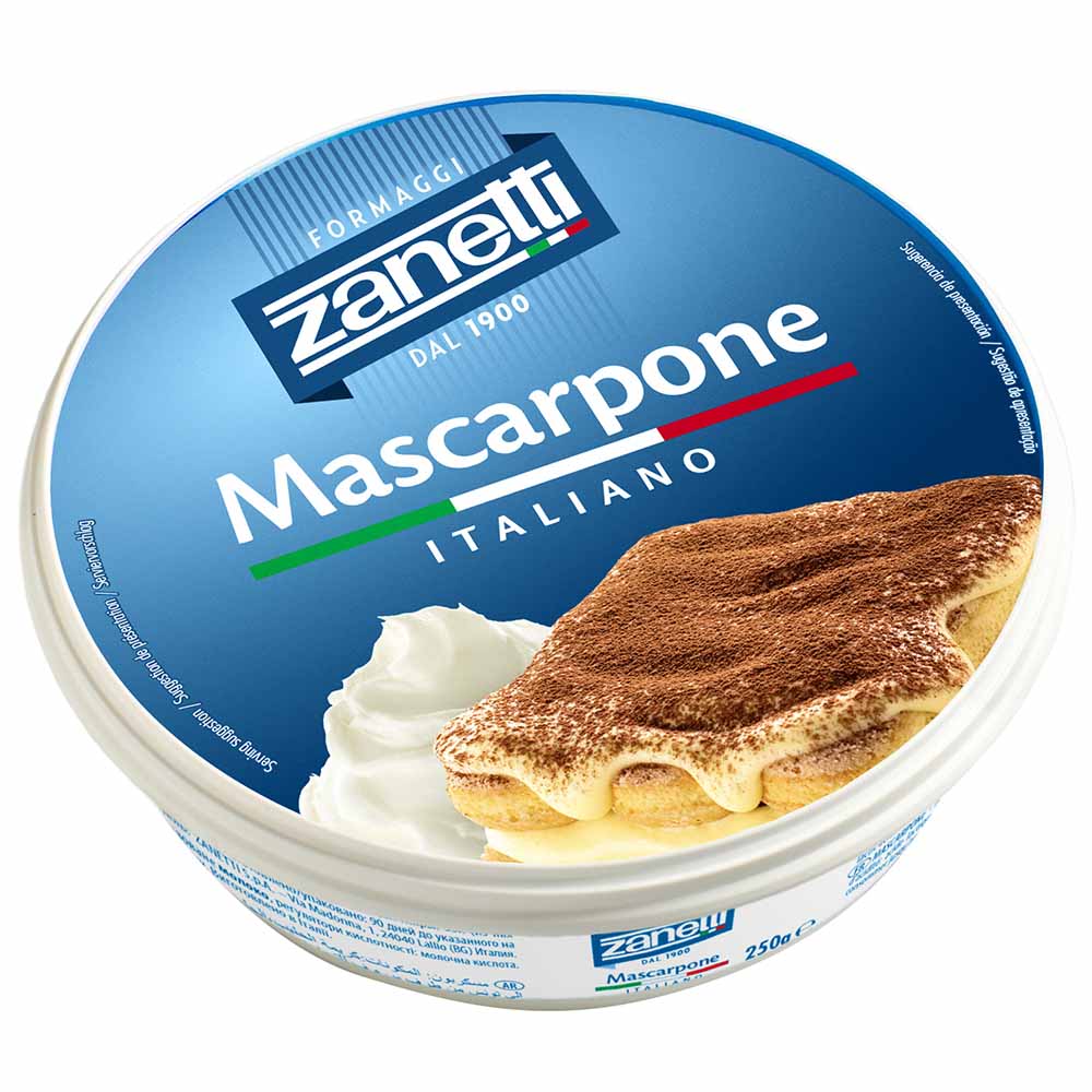 Quesos Mascarpone ZANETTI Paquete 250g
