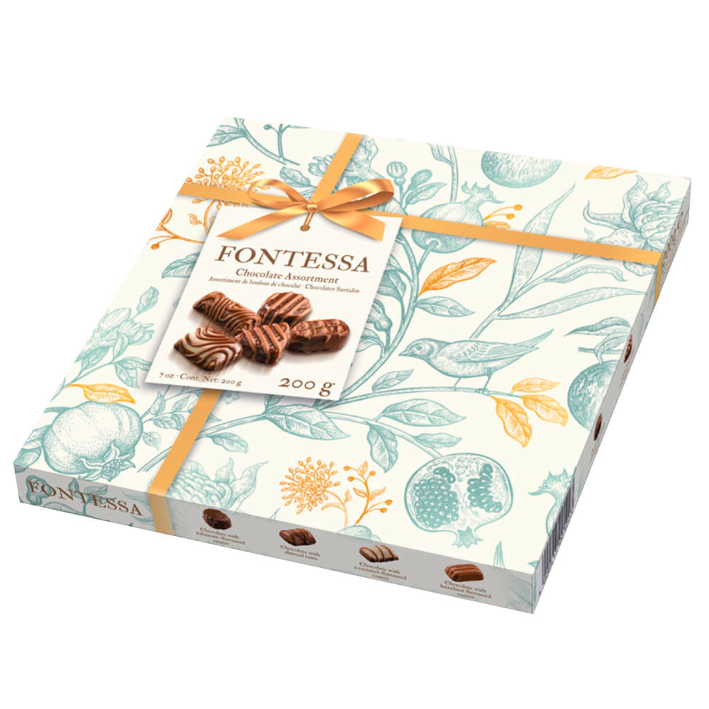 Chocolate FONTESSA Sabores Surtidos Caja 200g