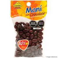 Chocolate 2 CERRITOS Maní con chocolate Bolsa 125g