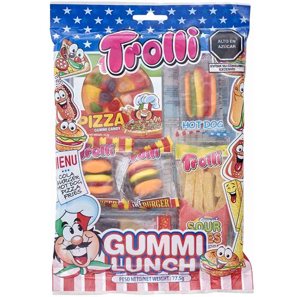 Gomas Dulces TROLLI Lunch Bag Bolsa 77g