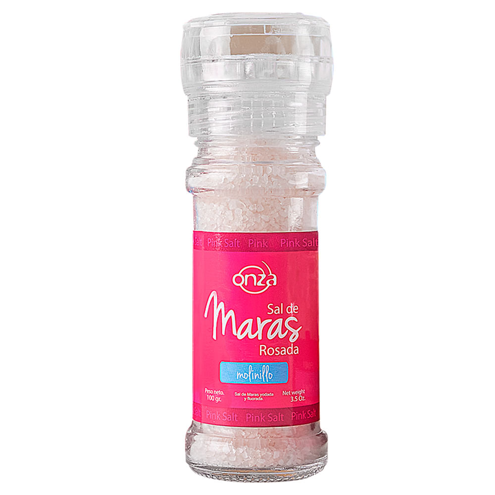 Sal de Maras Gruesa ONZA Molinillo Frasco 100g