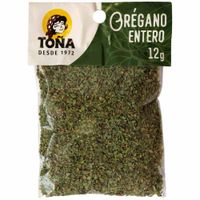 Orégano TOÑA Entero Sobre 12Gr