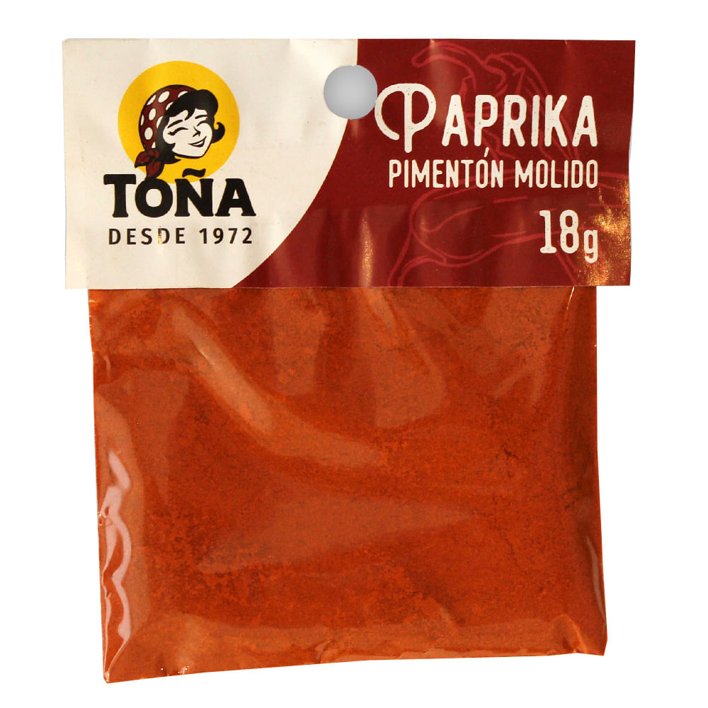 Pimentón Molido TOÑA Paprika Sobre 18g