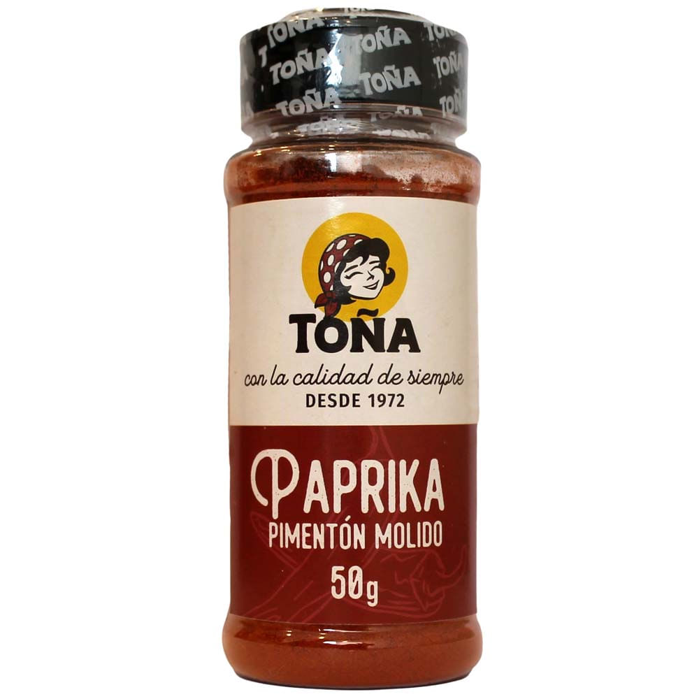Pimentón Molido TOÑA Paprika Frasco 50g