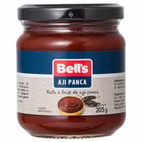 Aderezo BELL'S Con ají panca molido y especias Frasco 205Gr