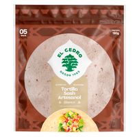 Tortilla Sash Blanco Artesanal EL CEDRO Bolsa 5un