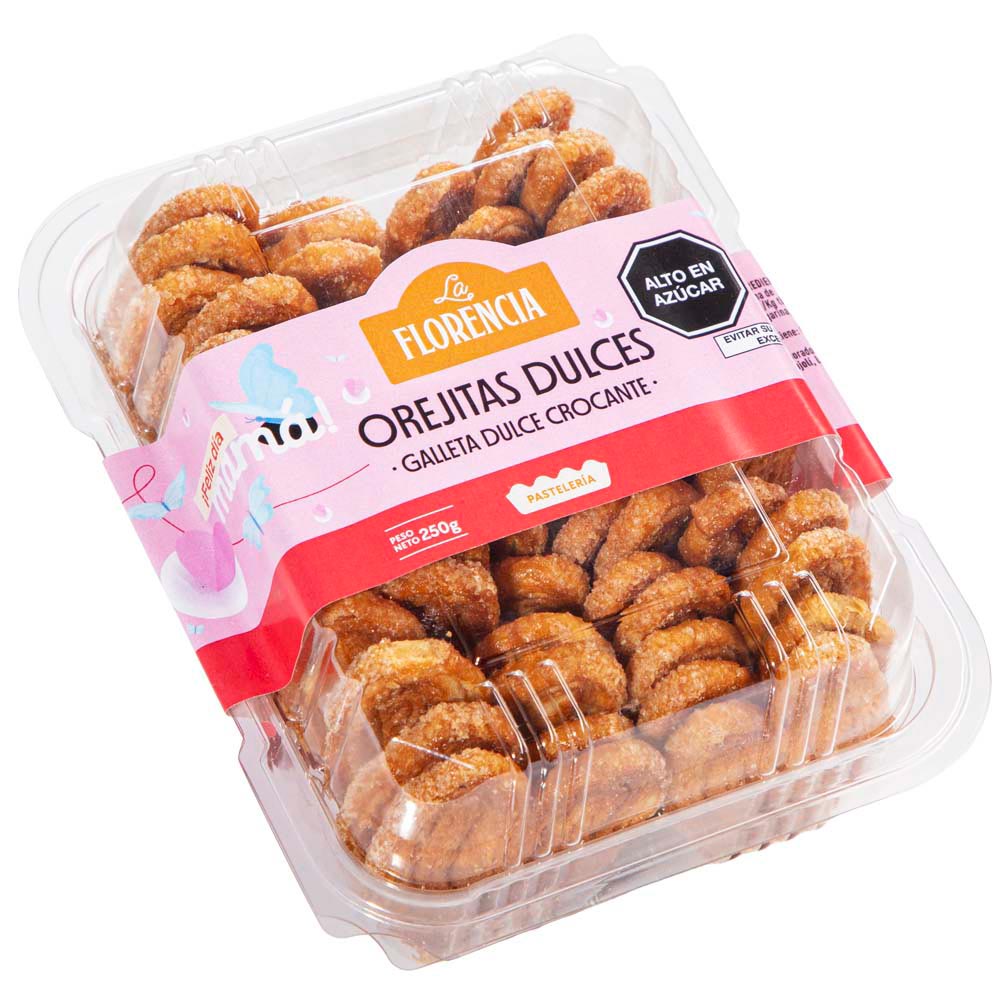 Orejitas Dulces LA FLORENCIA Bandeja 250g
