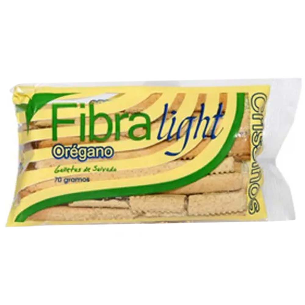 Crissinos FIBRA LIGHT con Orégano Paquete 70g
