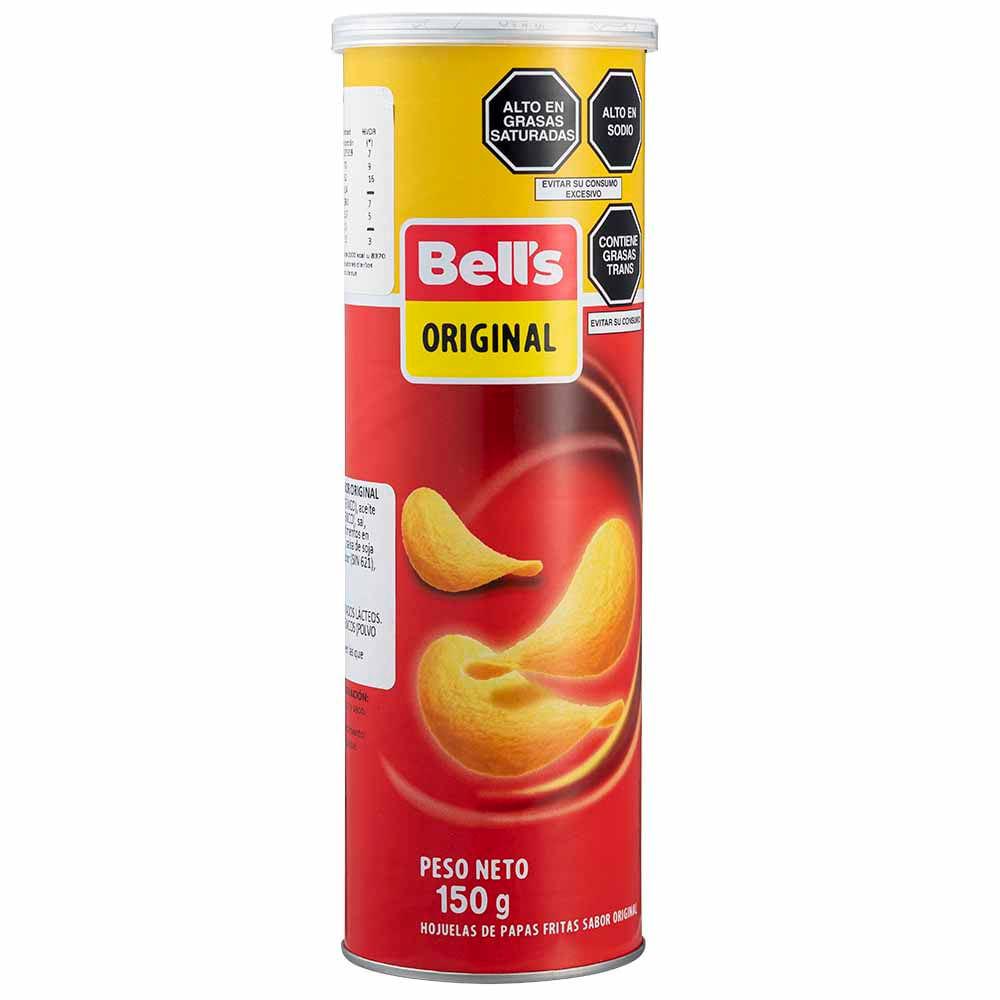 Piqueo BELL'S Papas Fritas Sabor Original Lata 150g