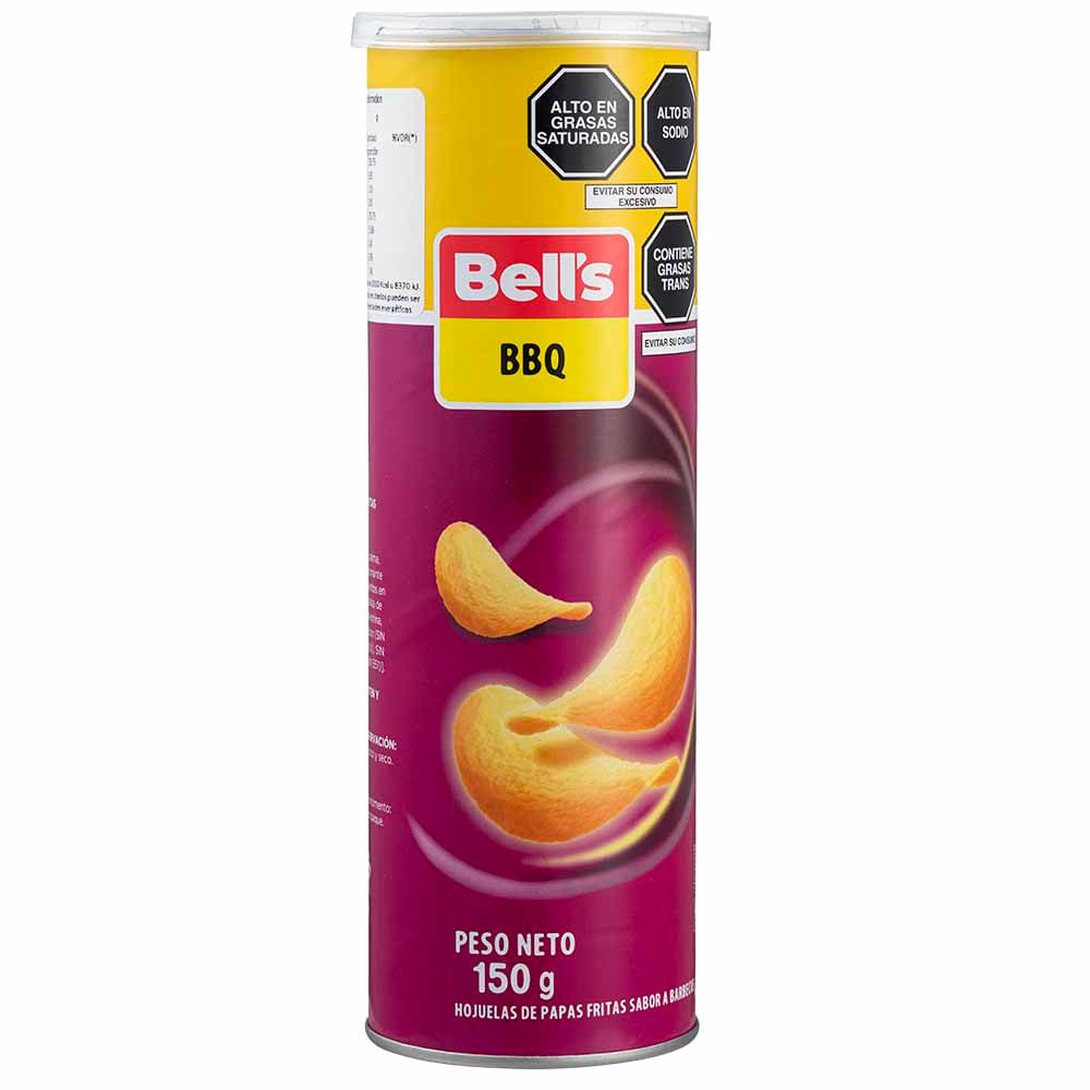 Papas Fritas BELL'S Sabor BBQ Lata 150g