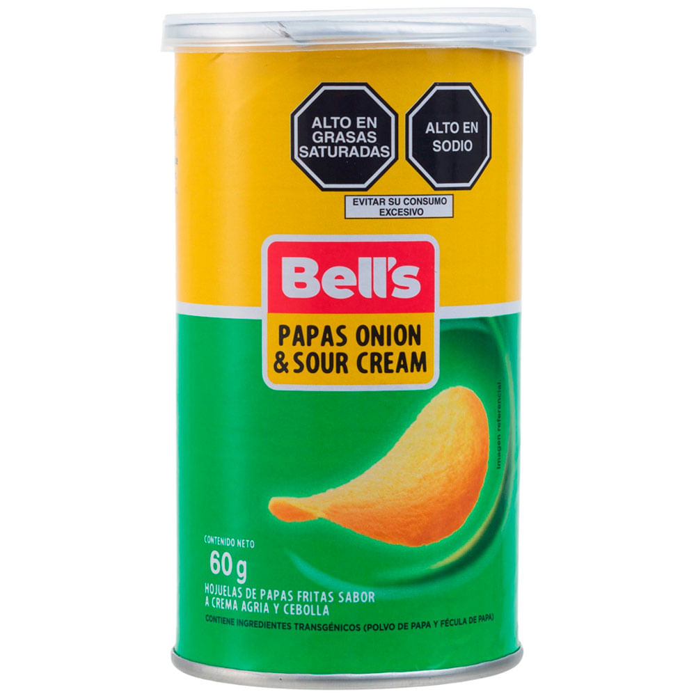 Papas Fritas BELL'S Sabor Cebolla Lata 60g