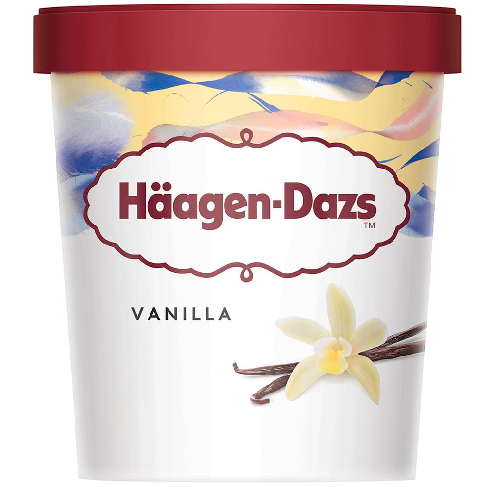 Helado HÄAGEN-DAZS de Vainilla Pote 473ml