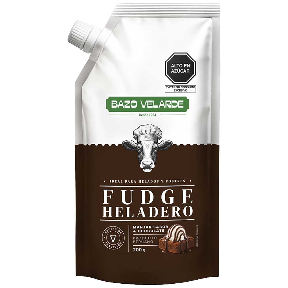 Fudge para Helados y Postres BAZO VELARDE Doypack 200g