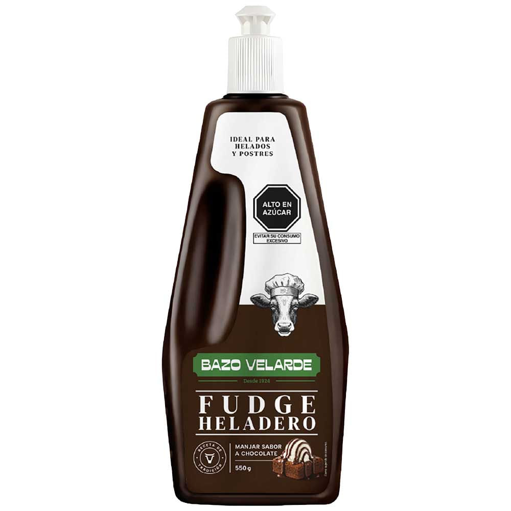 Fudge para Helados y Postres BAZO VELARDE Frasco 550g