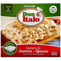 Lasagna DON ITALO de Jamón y Queso Caja 350g