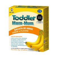 Galletas TODDLER MUM Arroz Sabor Banana Caja 50g