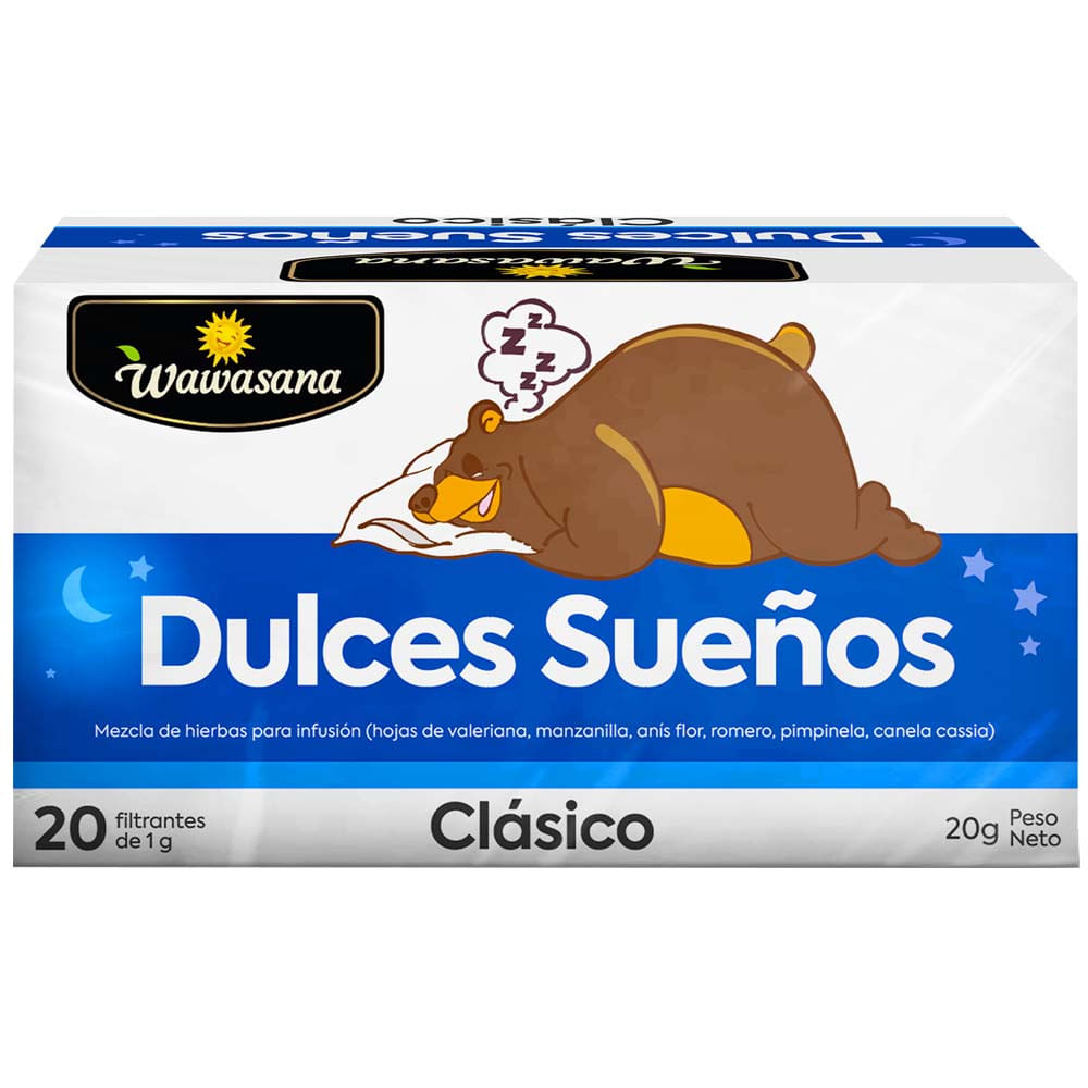 Infusiones DULCES SUEÑOS Relajante nocturno Caja 20Un