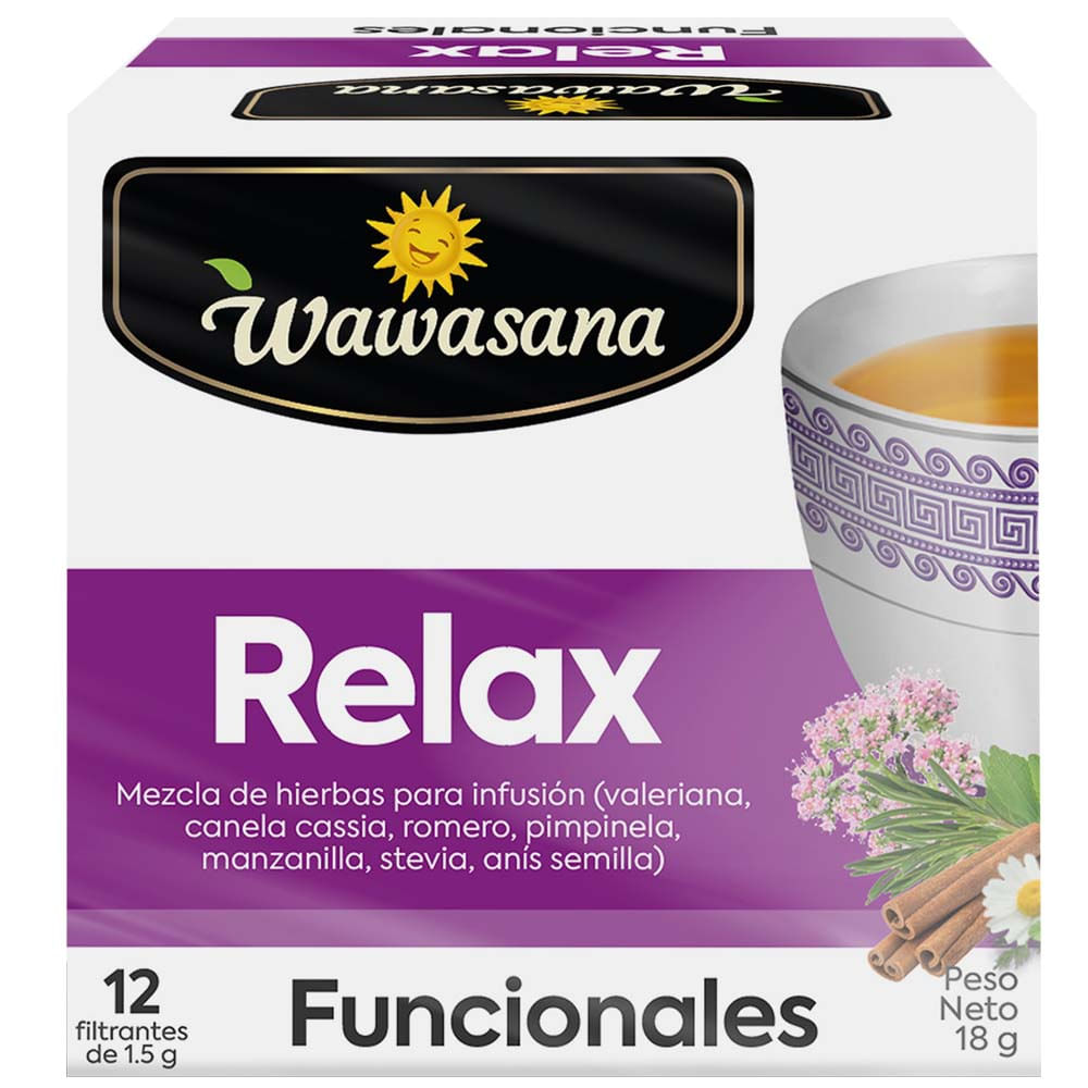 Infusiones WAWASANA Relax Caja 12Un