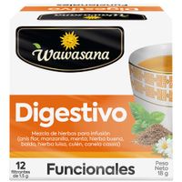 Infusiones WAWASANA Digestivo Caja 12Un