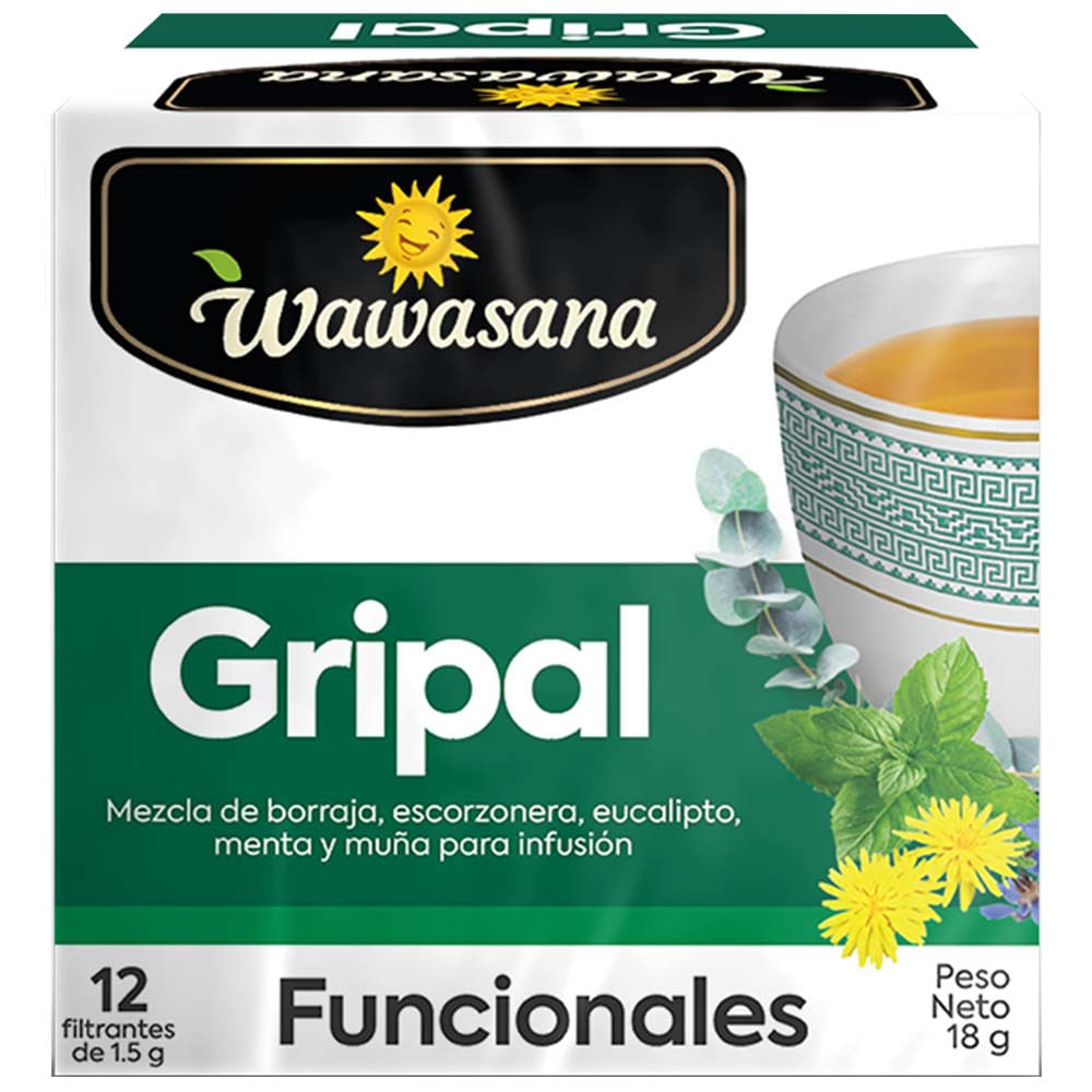 Infusiones WAWASANA Gripal Caja 12un