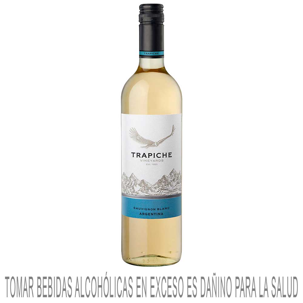 Vino Blanco TRAPICHE Vineyards Sauvignon Blanc Botella 750ml