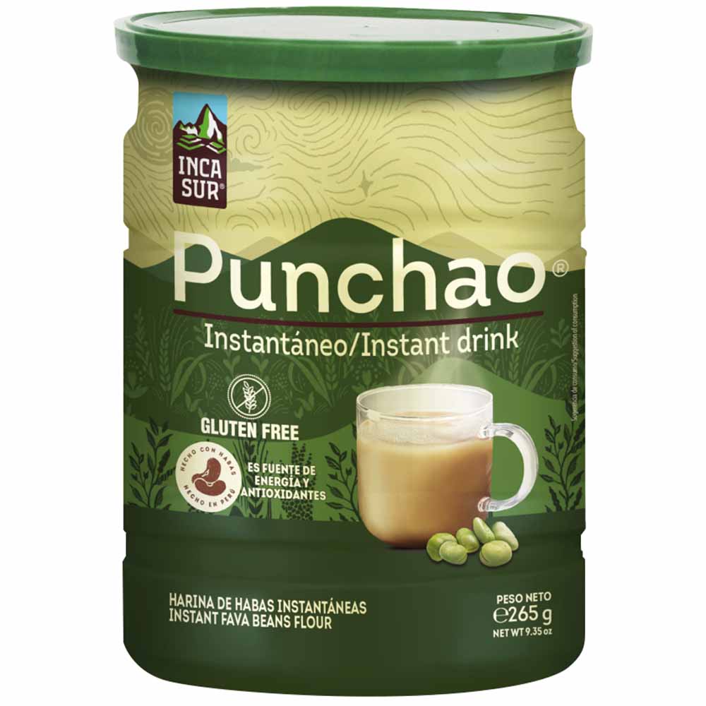 Fortificante en Polvo INCASUR PUNCHAO Canela, Vainilla y Habas Táper 265g