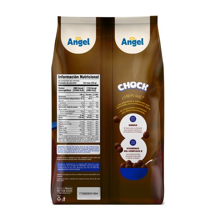 Cereal ANGEL Chock Bolsa 840g|plazaVea - Makro