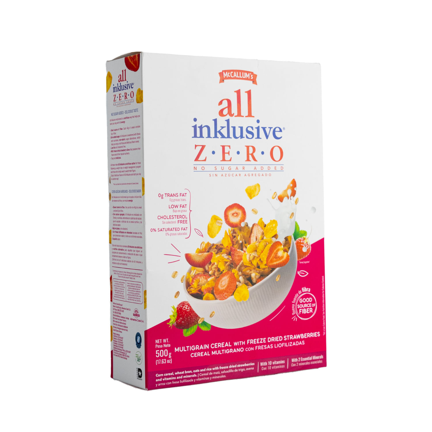 Cereal ALL INKLUSIVE Zero con Fresas Caja 350g