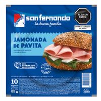Jamonada de Pavita SAN FERNANDO Paquete 85g