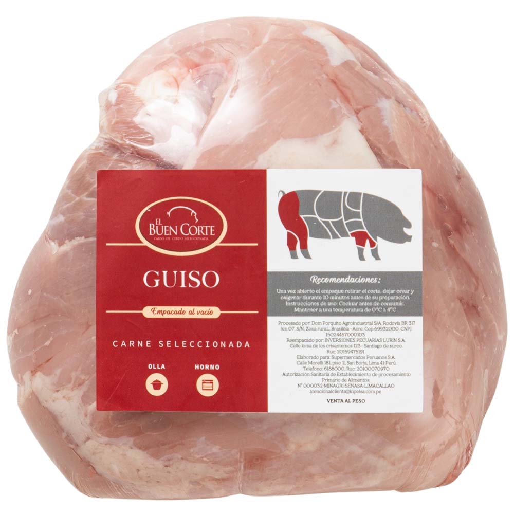 Guiso de Cerdo EL BUEN CORTE x kg