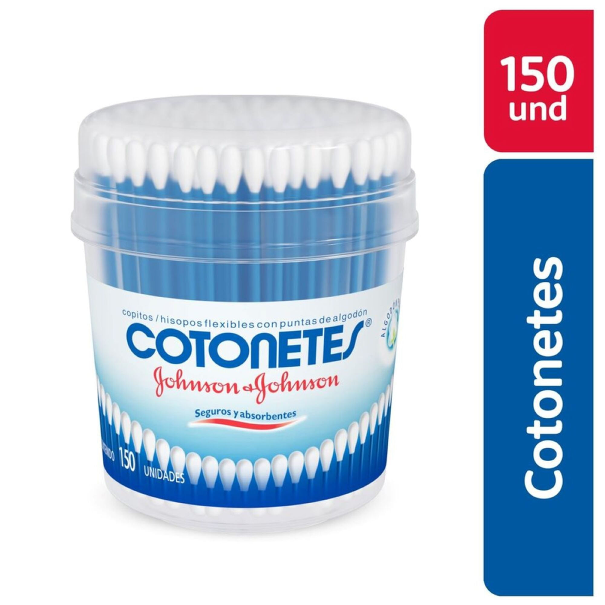 Hisopos para Bebé COTONETES JOHNSON'S Pote 150un