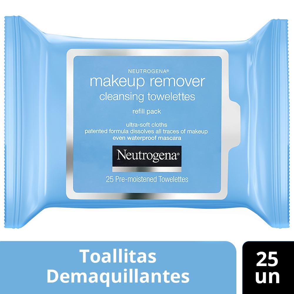 Toallitas Desmaquillantes NEUTROGENA Ultra Soft Paquete 25un