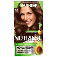 Tinte para Cabello GARNIER Nutrisse 50 Castaña Caja 1un