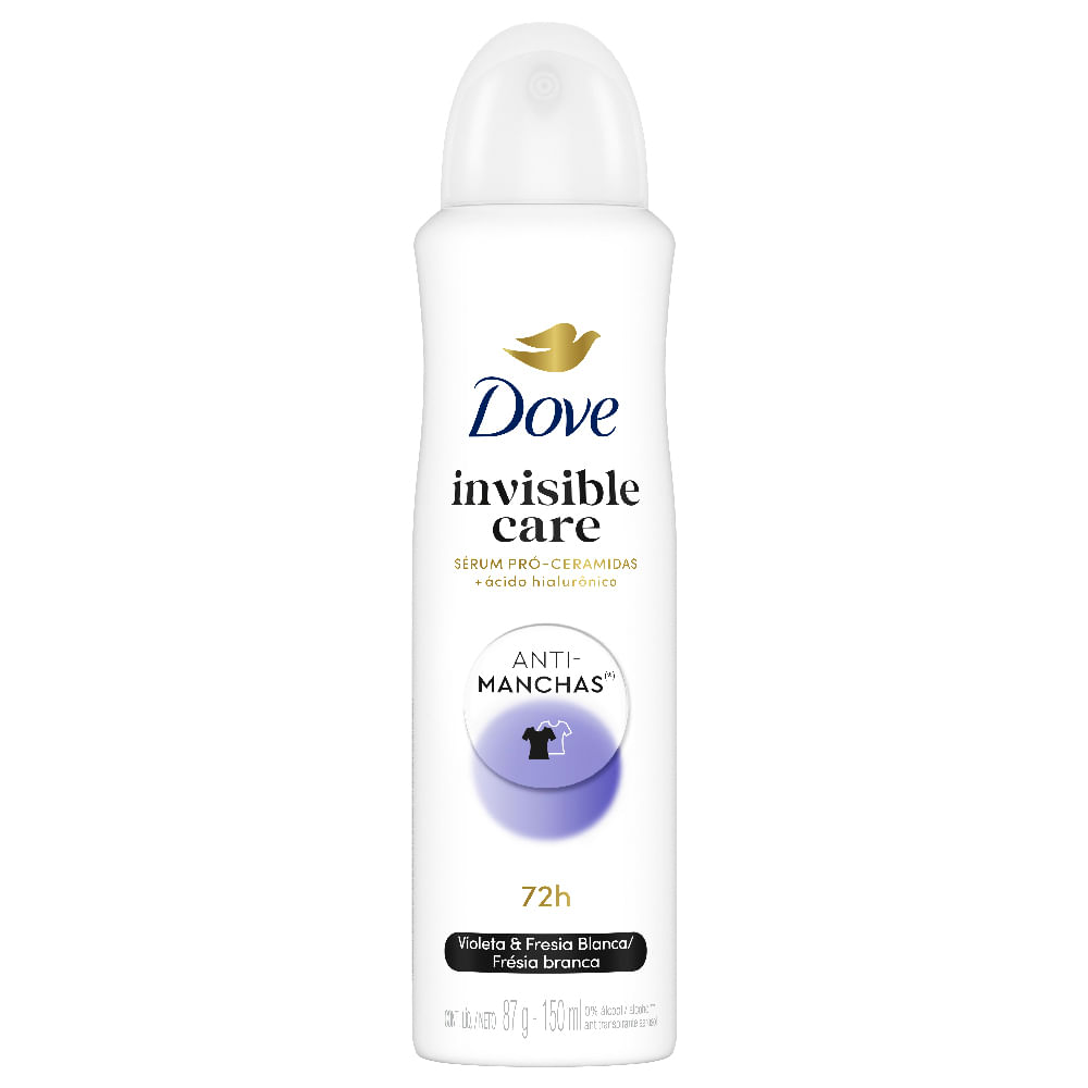 Desodorante para Mujer en Aerosol DOVE Woman Invisible Dry Frasco 150ml
