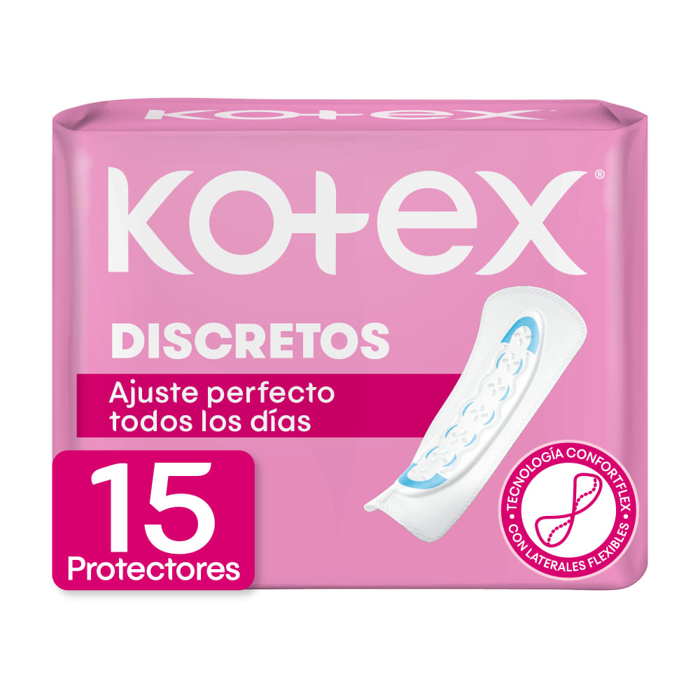 Protectores Diarios KOTEX Ultraflexibles Paquete 15un