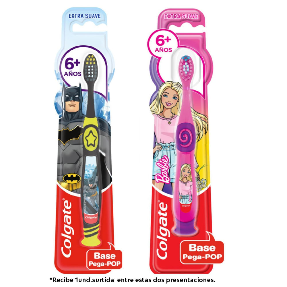 Cepillo de Dientes COLGATE Smiles Batman/Barbie 5+años