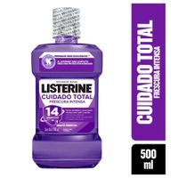 Enjuague bucal LISTERINE Cuidado total menta fresca Botella 500Ml