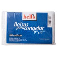 Bolsas conservadoras BELL'S Para congelar 9x14 Paquete 100Un