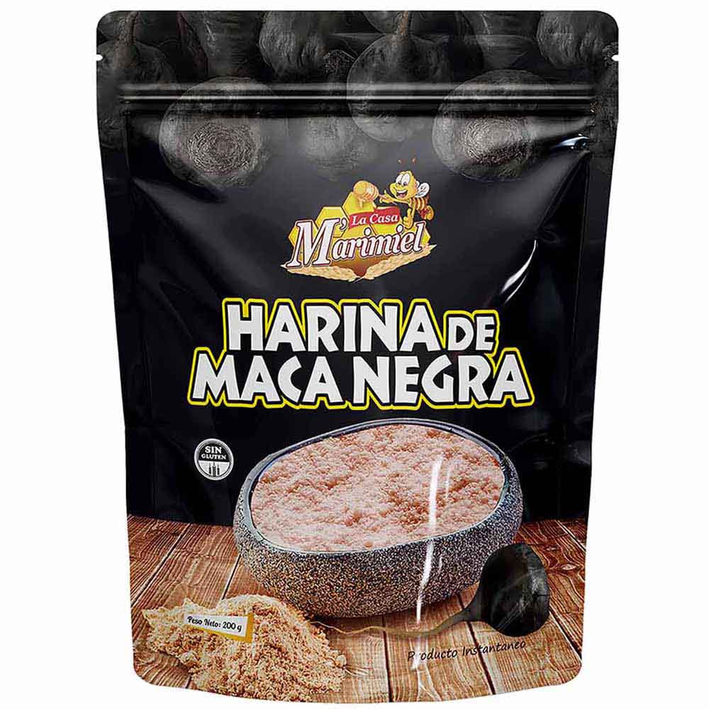 Harina de Maca Negra LA CASA MARIMIEL Bolsa 200g