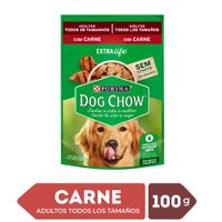 Alimento Húmedo para Perro DOG CHOW Adulto Todos los tamaños Sabor Carne Pouch 100g