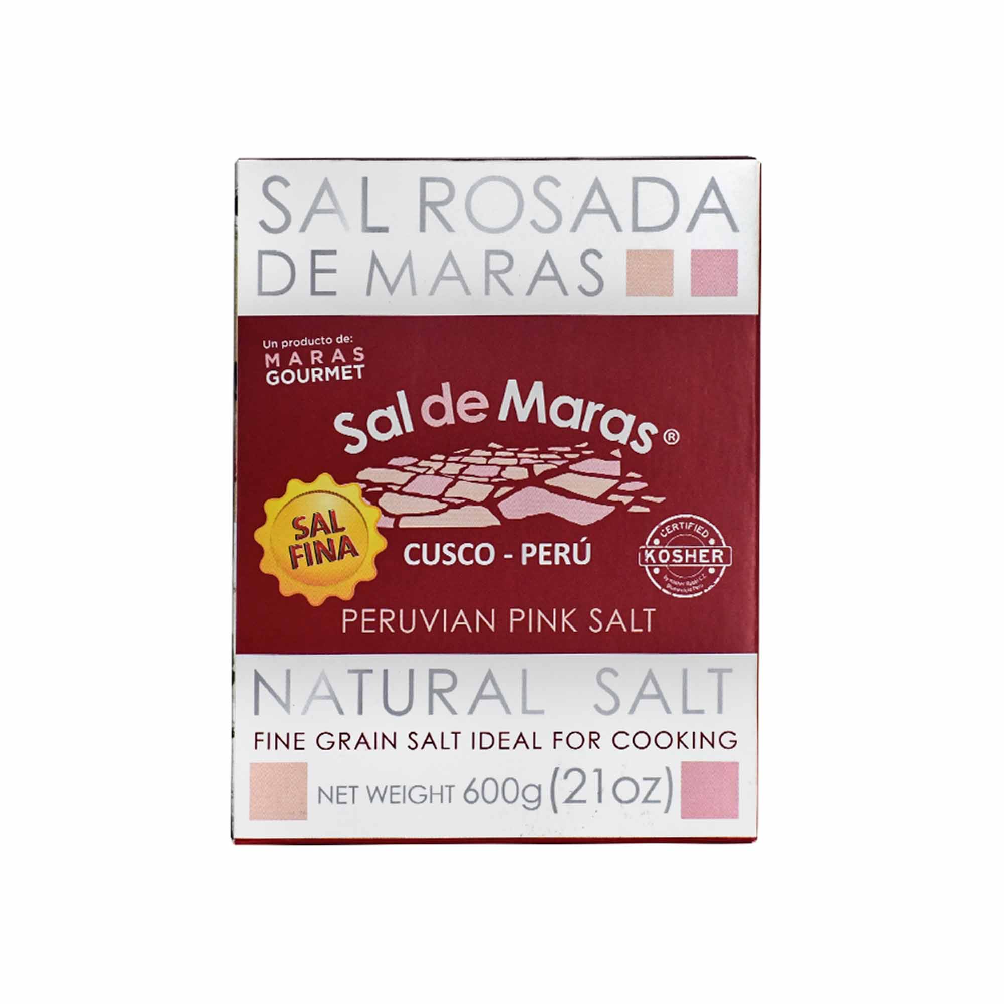 Sal Rosada de Maras MARAS GOURMET Ideal para Cocina Caja 600g