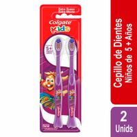 Cepillo de Dientes COLGATE Niños 5+ Años Blíster 2un