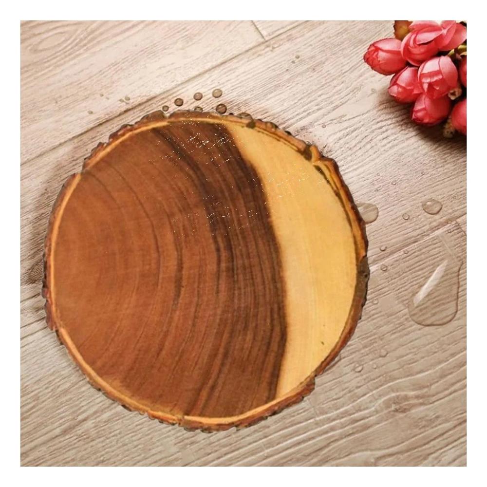 Presentador Circular de Madera para Decoracion Hogar en Mesa y Sala Y+Post It