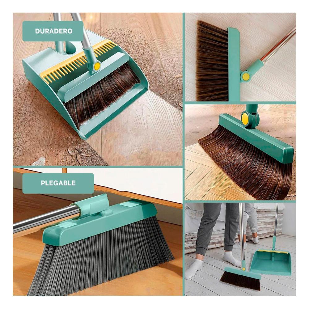 Utilidad con Recogedor Verde para Limpieza del Hogar Uso Constante Y+Post It