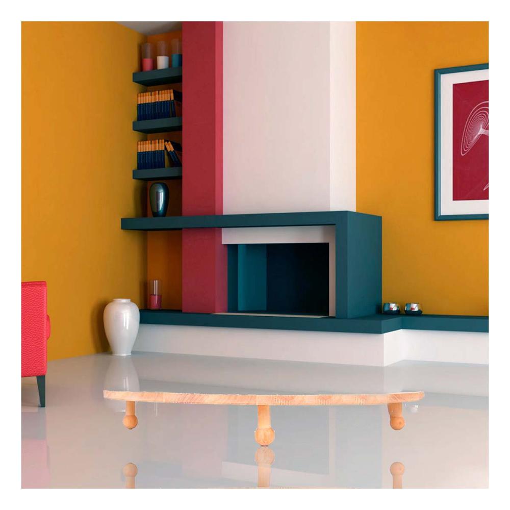 Plataforma Baja Circular de Madera con Patitas para Decoracion de Hogar Y+Papel Regalo