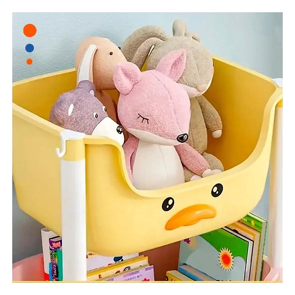 Modulo Kawaii 3 Niveles Estructura Resistente con Pato Amarillo Y+Regalo Sticker