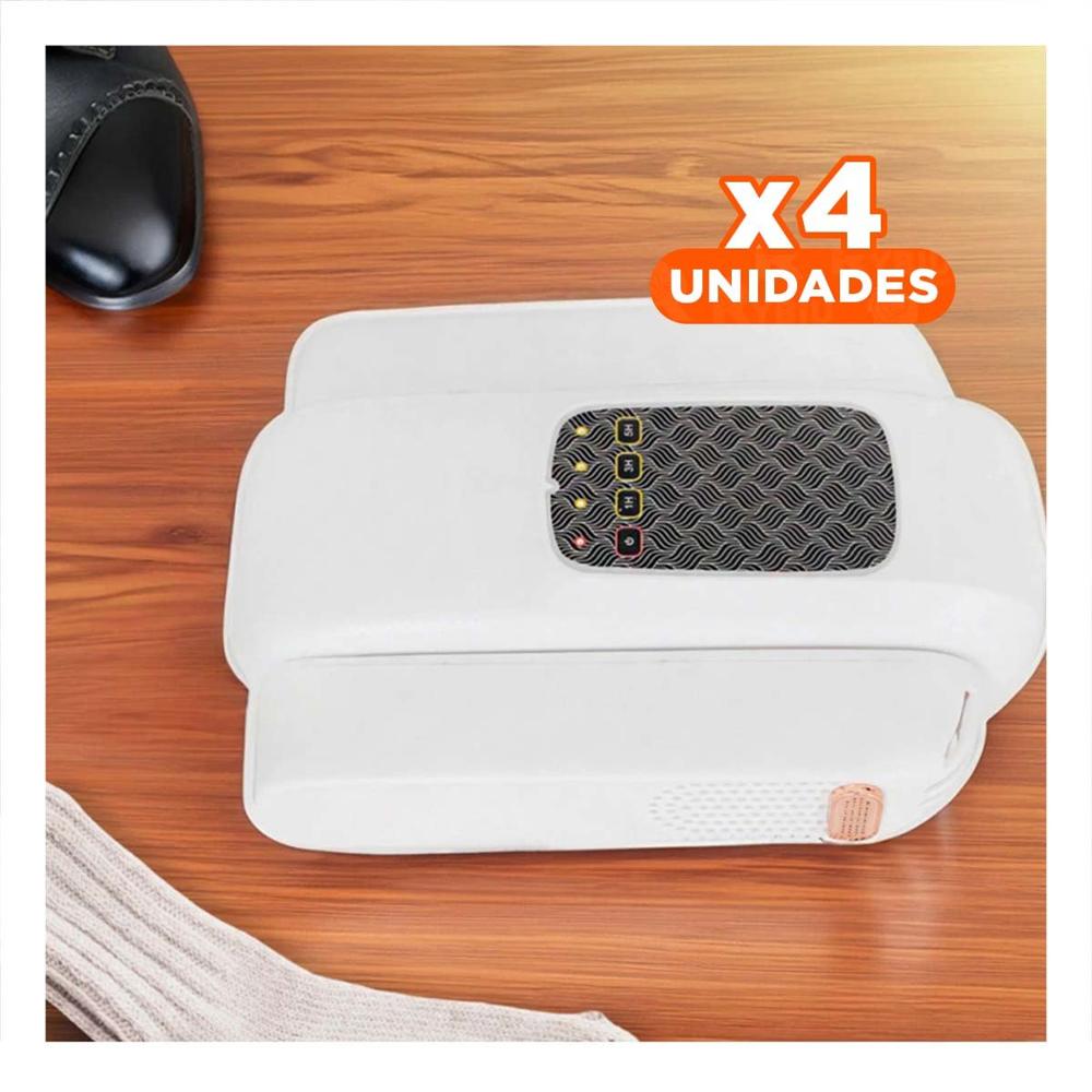 Pack4 Aparato De Zapatos Electrico Practico Hogar Uso Continuo Blanco Y+Papel Regalo