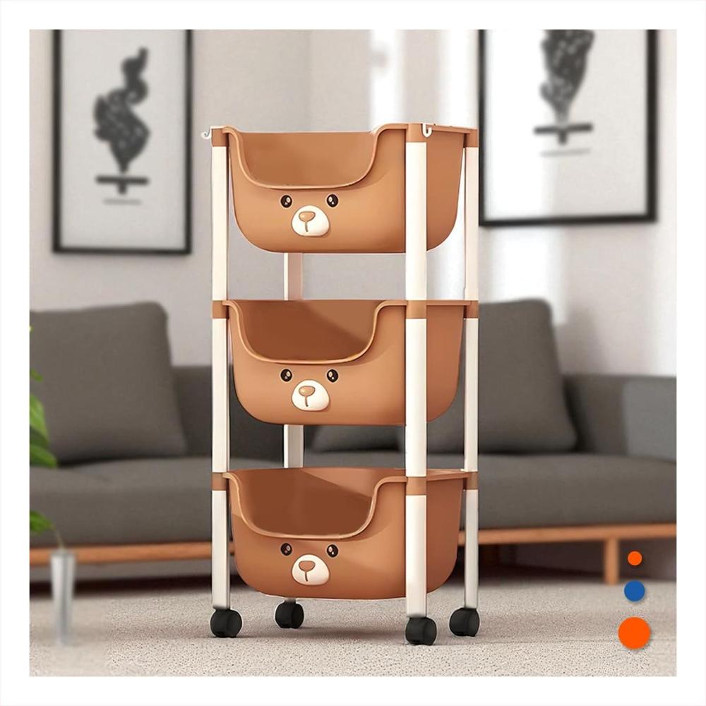 Modulo Kawaii 3 Niveles Estructura Resistente con Osito Marron Y+Regalo Sticker