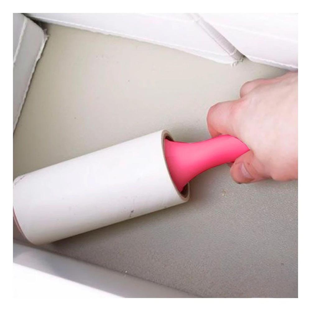 Limpiador de Pelusa Facil para Retirar Pelusa de Mascotas Rosado Y+Papel Regalo