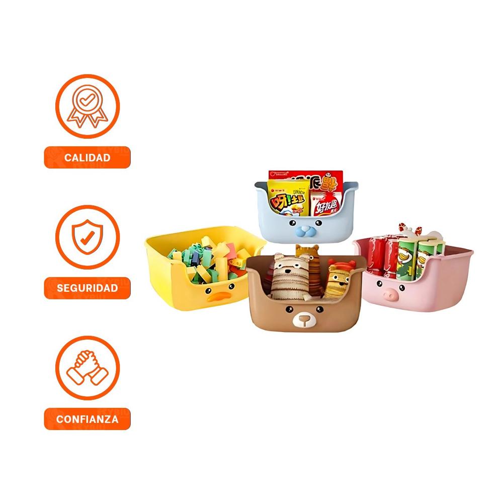 Modulo Kawaii 4 Niveles Almacenaje Comodo Diseno 4 Personajes Y+Ligas Regalo